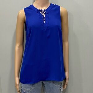 1 State Cobalt Blue Sleeveless Top size small